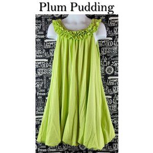 Plum Pudding Balloon Hem Sleeveless Dress Size 8